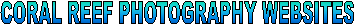 CORAL REEF PHOTOGRAPHY WEBSITES